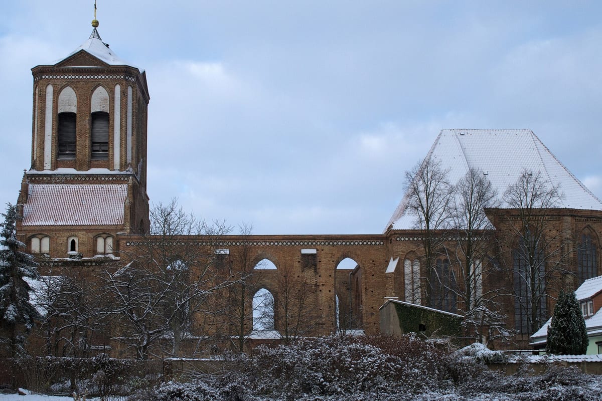 Die Kirche in Gartz/Oder