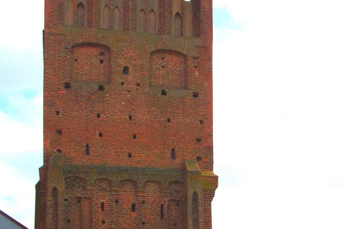 Aufnahme des Stettiner Tor´s in Gartz/Oder. Erbaut im 13. Jahrhundert.