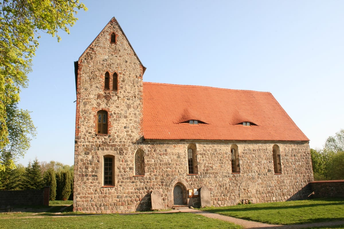 Church of Neuendorf, Oderberg municipality, Barnim district, Brandenburg state, Germany