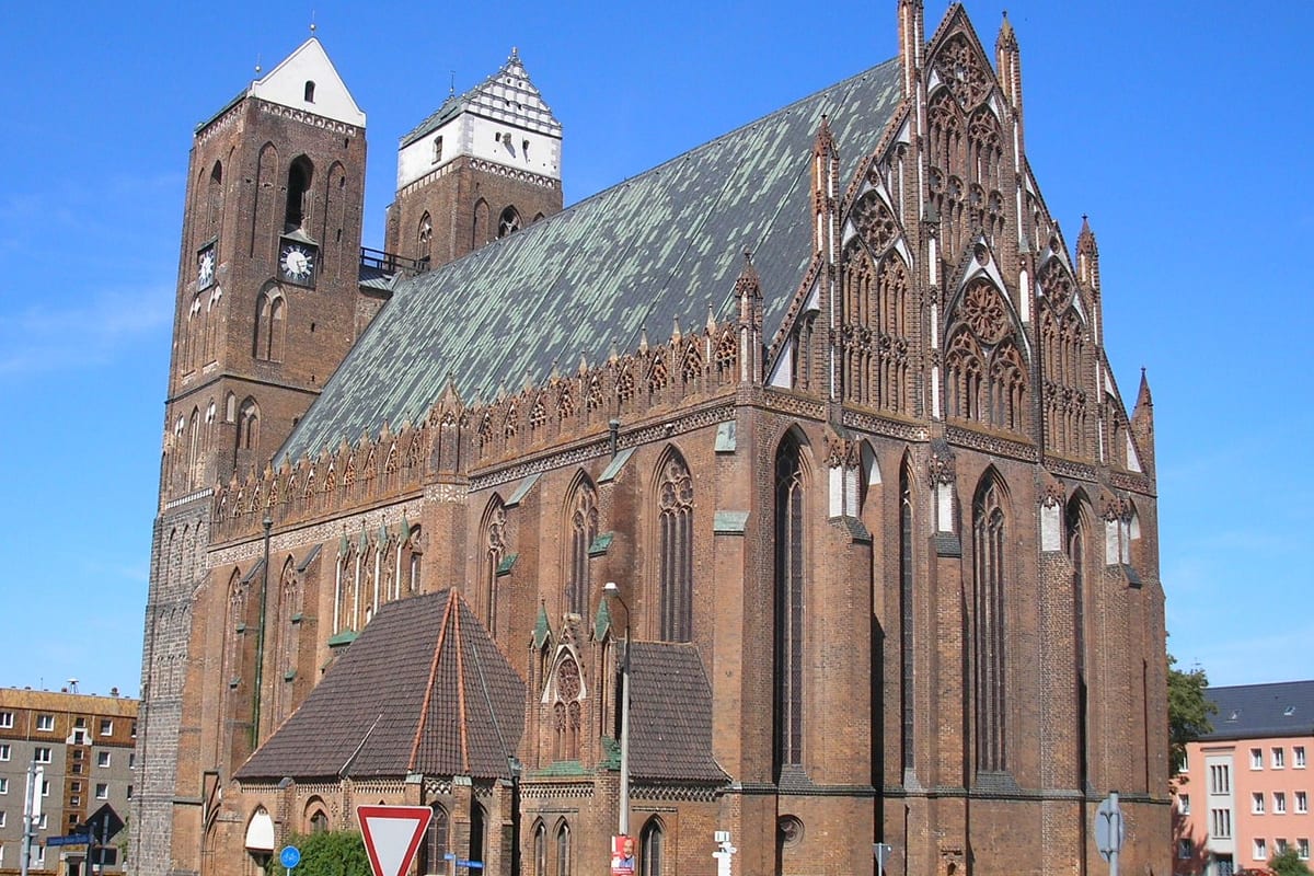 Die Marienkirche in Prenzlau (Brandenburg).